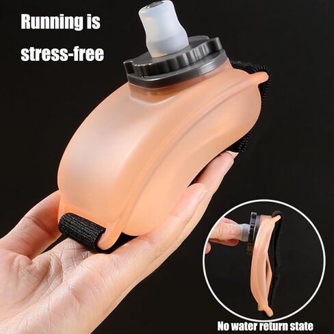 Sport Wrist Water Bottle Adjusted and Wearable Hands Frees Silicone Water Bottle for Running Cycling Climbing Outdoor in Kuwait