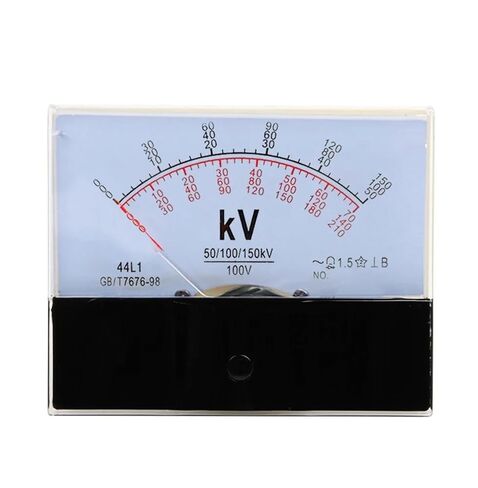 1pc 44l1 100V Input Analog AC Voltmeter high Voltage Meter 3KV 6kV 10kV 20kV 50kV 70kv 100kV Cannot Directly use 80 * 100mm Multi ra(AC50KV 70KV 100V) in Saudi Arabia