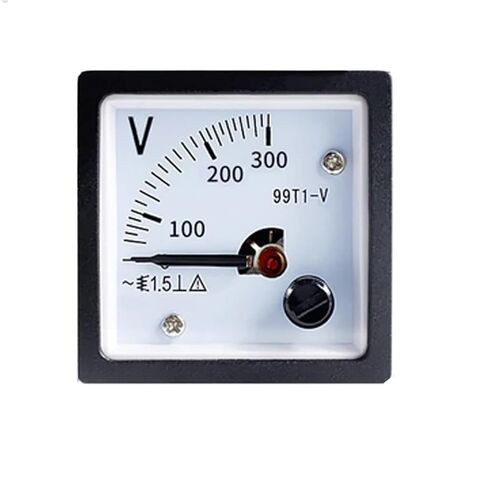 1 قطعة 99T1-V مؤشر 48*48 ملم التيار المتناوب الفولتميتر 250 فولت 300 فولت 450 فولت 500 فولت 48x48 مللي متر التناظرية فولت متر (300 فولت) in Kuwait