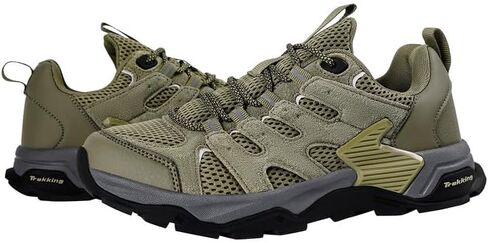 Men's Hiking Shoes, Breathable Non-Slip Trail Shoes, Lightweight Hiking Sneakers for Outdoor Trekking in Saudi Arabia
