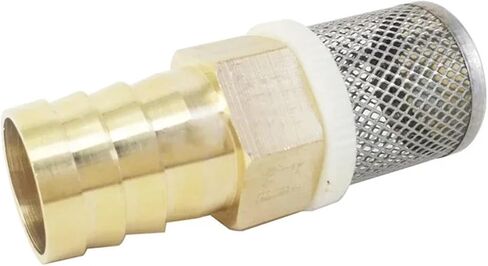 1PCS 6 8 10 12 14 16 19 25 32mm Outer Diameter Hose Barb Brass Check Valve Stainless Steel Filter Filter Bottom Valve Water Bottom Valve(6mm) in Kuwait