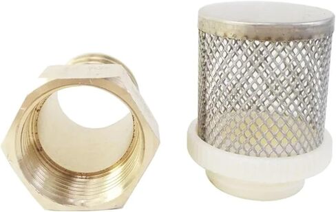 1PCS 6 8 10 12 14 16 19 25 32mm Outer Diameter Hose Barb Brass Check Valve Stainless Steel Filter Filter Bottom Valve Water Bottom Valve(6mm) in Kuwait