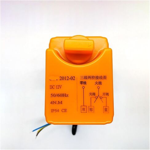 1PCS 1/2" 3/4" 1" 1-1/2" Brass Ball Valve Three-Wire Two-Control Three-Way Actuator with Manual Switch 220V 24V 12V(1-1/2",AC220V) in Kuwait