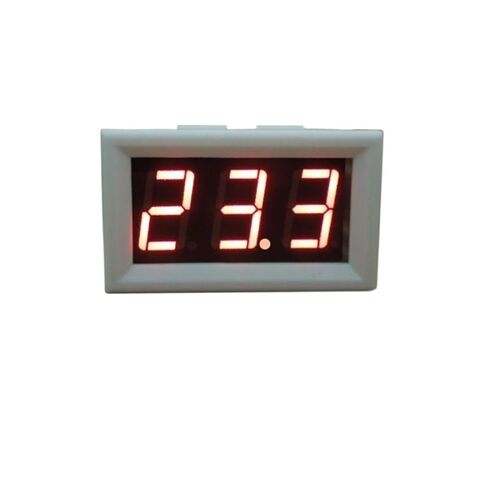 1 قطعة YB27 خطين LED الفولتميتر الرقمي 2.5 فولت 2.8 فولت إلى 30 فولت 150 فولت مقياس الجهد الشمسي عرض 5 فولت 12 فولت 24 فولت دراجة نارية سيارة فولت مقياس 3 فولت (غطاء أبيض-أخضر، تيار مستمر 2.50-30 فولت) in Kuwait