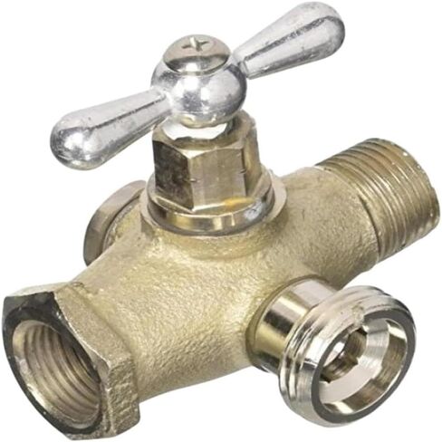 Arrowhead Brass & Plumbing 248LF 1/2" Bypass, Red Brass, Washing Machine Valve Replacement for OEM in Saudi Arabia