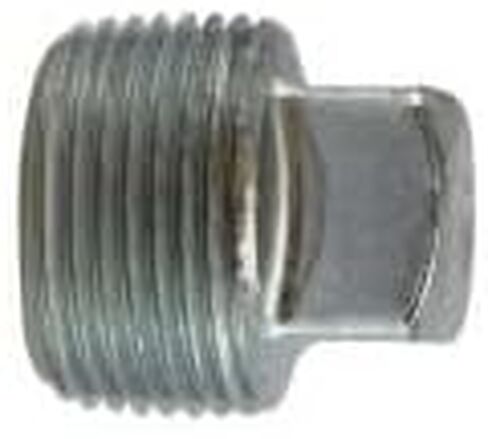 MIDLAND INDUSTRIES 66654 Square Head Plug, 3/4 in MNPT, Steel, Zinc-Plated in Saudi Arabia
