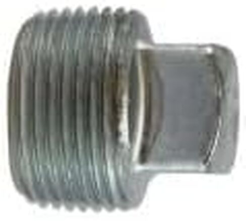 MIDLAND INDUSTRIES 66672 سدادة رأس مربعة، 3/8 بوصة MNPT، فولاذ، مطلي بالزنك in Saudi Arabia