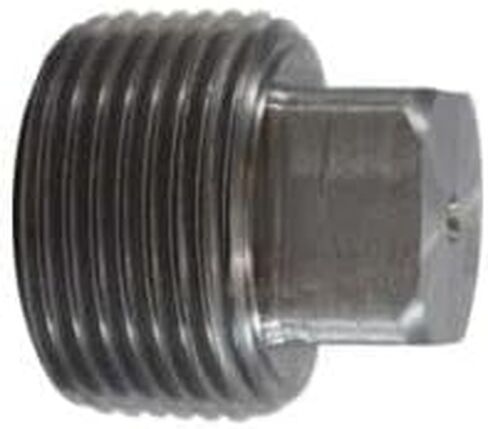 MIDLAND INDUSTRIES 67653 Solid Square Head Plug, 1/2 in MNPT, Steel, Black in Saudi Arabia