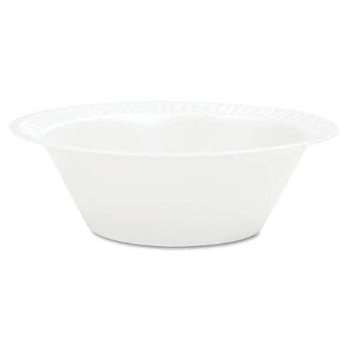 Dart 12BWWCR 10-12 oz White Unlaminated Foam Bowl (Case of 1000) in Saudi Arabia