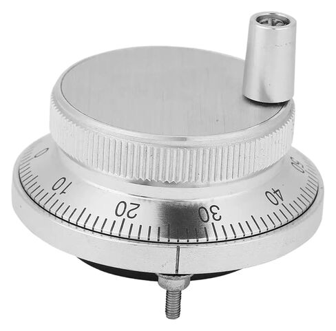 Hand Wheel Pulse Encoder 1pc 5V 60mm Diameter 4 Terminal Manual Pulse Generator CNC Electronic Handwheel with Handle(60mm 4Pin 5V 100PPR) in Saudi Arabia