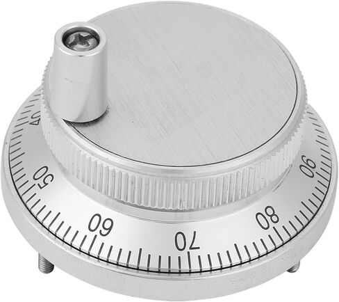 Hand Wheel Pulse Encoder 1pc 5V 60mm Diameter 4 Terminal Manual Pulse Generator with Handle in Saudi Arabia
