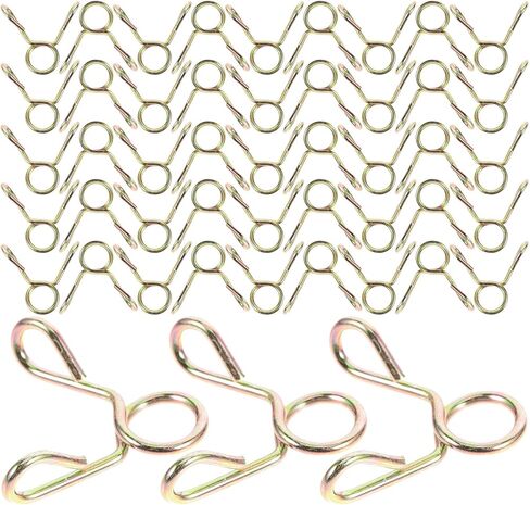 100 قطعة 5 مللي متر الربيع خرطوم المشابك مقاطع خرطوم المياه أسلاك الفولاذ لأنابيب الغسالة وخطوط الوقود السباكة الصناعية in Kuwait