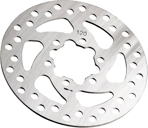Disc Brake Rotor Replacement Stainless Steel Bike Disc Brake for Electric Scooter Universal Use 2 Pcs 120mm in Saudi Arabia