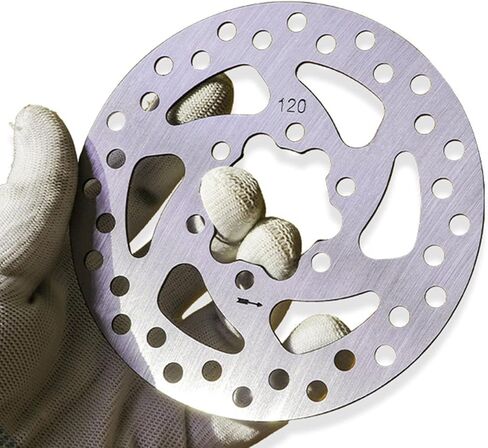 Disc Brake Rotor Replacement Stainless Steel Bike Disc Brake for Electric Scooter Universal Use 2 Pcs 120mm in Saudi Arabia
