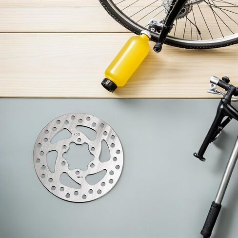 Disc Brake Rotor Replacement Stainless Steel Bike Disc Brake for Electric Scooter Universal Use 2 Pcs 120mm in Saudi Arabia
