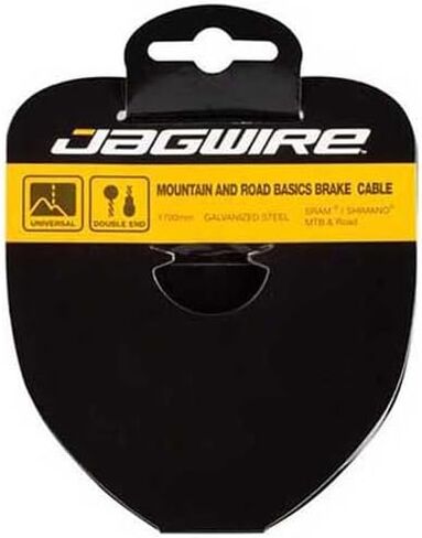 Jagwire SRAM/Shimano MTB & Road 92RG2000 كابل فرامل أساسي مجلفن للجنسين - 1.6 × 2000 ملم - رمادي in Kuwait