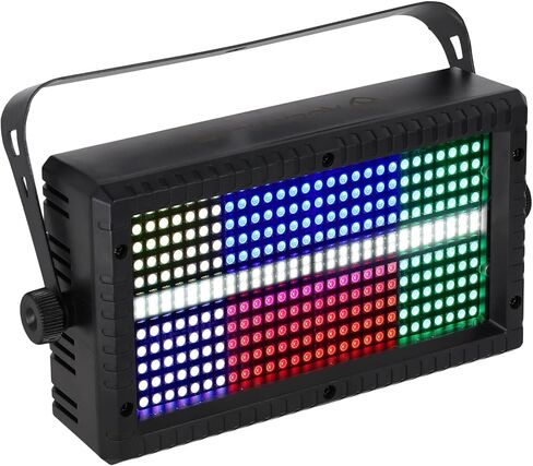 Rockville STAGE PANEL 336 ضوء تأثير بصري، مجموعة غسيل + مصفوفة، 50 واط، تأثيرات ستروب، 30 قناة تحكم DMX، 10 برامج تلقائية وصوتية مثالية لأكشاك DJ والنوادي والحفلات وإضاءة المسرح in Kuwait