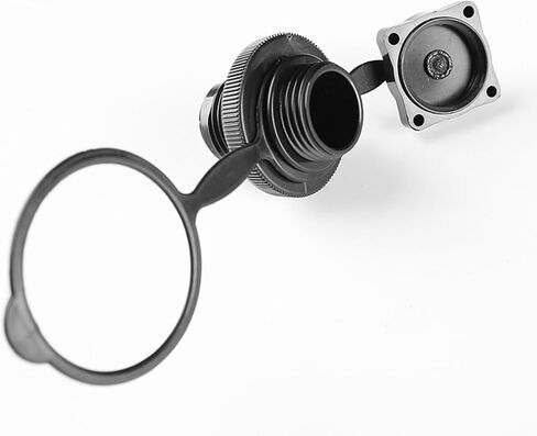 2 PCS Inflatable Boat Air Valves - Spiral Air Plugs for Quick Inflation & Deflation - Universal Replacement for Kayak, Airbeds, Rafts, and Pool Boats Black in Saudi Arabia