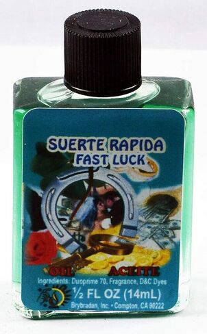 1 قطعة زيت روحاني سريع الحظ من برايبرادان Suerte RAPIDA ACEITE ESPIRITUAL -1/2 أونصة سائلة 14.7 مل in Kuwait