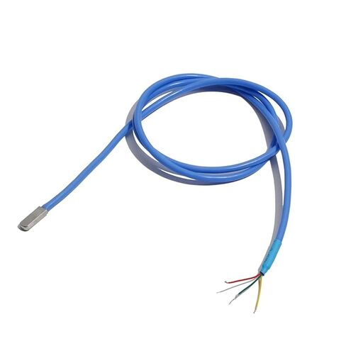 Patch Type DS18B20 Temperature Sensor Encapsulated Silicone Wire 20mm*7.5mm*3.5mm Copper Nickel-plated Probe(WHITE) in Saudi Arabia