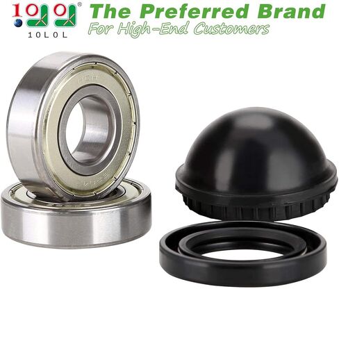 10L0L Golf Cart Front Wheel Bearing Kit for Yamaha G2,G8,G9,G11,G14,G16,G19,G20,G21,G22,G29 Gas & Electric,Inner Wheel Sealed Ball and Commutator Bearing with Rubber Front Hub Dust Cover, 93306-005Y3 in Saudi Arabia