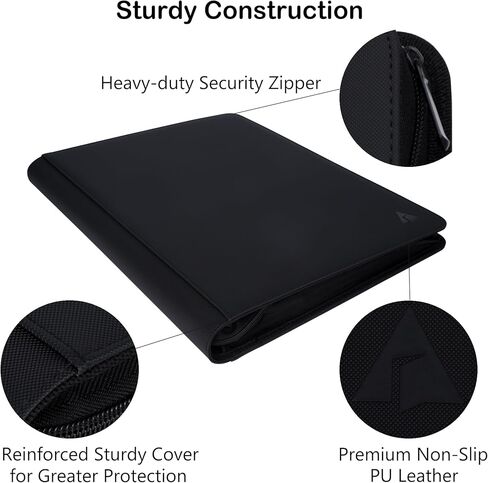 16-Pocket Top loader Binder - Holds 704 Top Loaders,Top Loader Binder Side Loading Album for 3″×4″ Top Loaders in Saudi Arabia