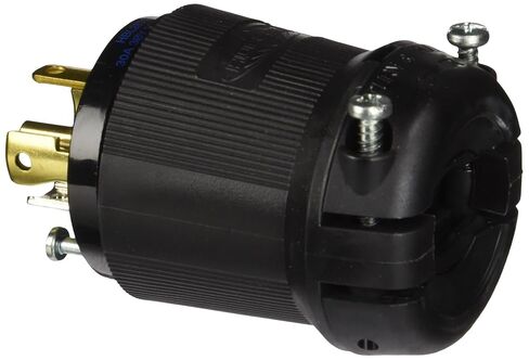 HBL2811BK Locking Plug 30 amp 3 Phase 120/208V L21-30P Black in Saudi Arabia