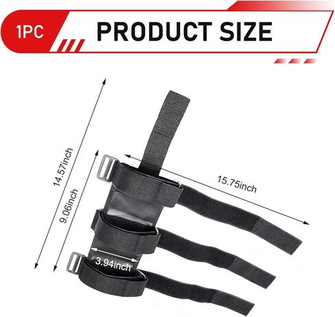 WZP Roll Bar Fire Extinguisher Mount Holder, Adjustable Fire Extinguisher Holder, Jeep Accessories Compatible with Jeep Wrangler 1965-2026 JL JK JKU TJ CJ (Black) in Saudi Arabia