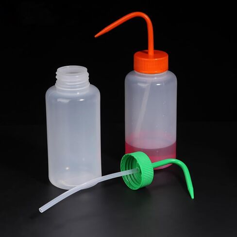 2 Pcs 250ml Plastic Squeeze Wash Bottles Wide Mouth Wash Bottles Chemical Wash Container Squirt Bottles for Liquids Irrigation Bottles Plant Watering Bottles in Saudi Arabia