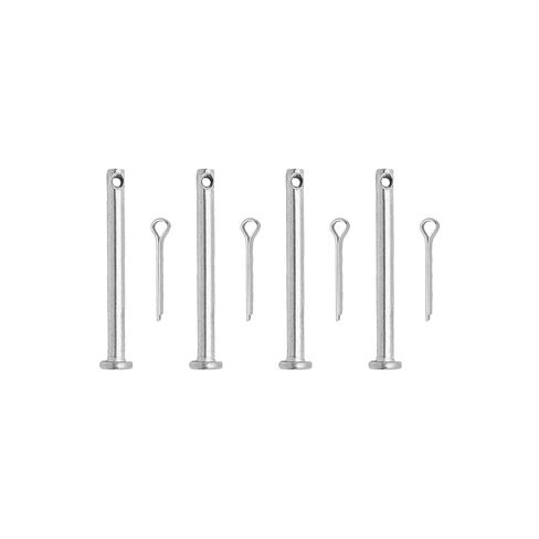 pson 4 قطع M3 * 30 مم دبابيس Clevis بفتحة واحدة، 304 دبابيس أسطوانية برأس مسطحة من الفولاذ المقاوم للصدأ مع دبابيس تحديد موضع الرأس للربط الميكانيكي، والأجزاء الثابتة، ومعدات السفن in Saudi Arabia