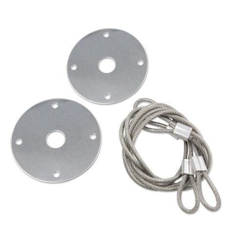 مجموعة دبابيس غطاء محرك السيارة من الفولاذ المقاوم للصدأ العالمي لسيارات RV، وسيارات الدفع الرباعي، ومجموعة دبابيس مزلاج غطاء محرك السيارة، طقم غطاء محرك السيارة، باللون الأسود والفضي (فضي) in Kuwait