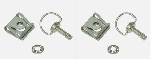 Quarter 1/4 Turn PIN Stud Clip Retainer for Polaris, Yamaha, Artic CAT Snowmobiles Body Panels, Hood in Kuwait