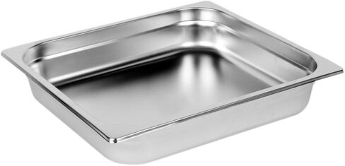 Soro Essentials- 2/3 Size 2-1/2" Deep Stainless Steel Anti-Jamming Steam Table Pan 24 Gauge- Chafer Food Pan Stackable Anti-Jam Steam Pans for Hotel Restaurant Supplies Party Buffet Event Catering in Saudi Arabia