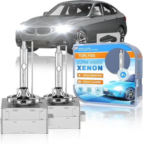 D1S HID زينون المصباح لمبة تناسب BMW 2007-2016 320i 328i 335i Xdrive GT E90 E92 E93 2006-2015 750 760 i li 2014-2016 428 435 i 2017-2019 430 i، 8000K، شعاع عالي منخفض مصابيح زينون، عبوة من قطعتين in Kuwait