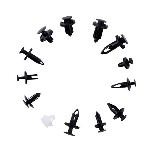 مجموعة متنوعة من 2080 قطعة من مشابك تثبيت مصدات السيارات - 33 مقاسًا من المشابك البلاستيكية للسيارات - مشابك التثبيت - لسيارات جنرال موتورز فورد تويوتا هوندا كرايسلر معظم السيارات in Kuwait