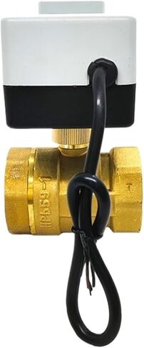 1-1/2" Brass Ball Valve Three-Wire Two-Control Two-Way Actuator Internal Thread with Manual Switch AC220V in Saudi Arabia