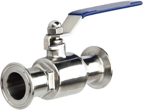12.7mm 19mm 25mm 32mm 38mm 48mm Sanitary Ball Valve 304 Stainless Steel Quick Installation Ball Valve clamp Ball Valve Food Grade(45mm) in Saudi Arabia