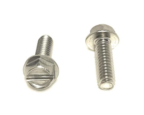 براغي آلة برأس غسالة سداسية مشقوقة 8-32x1/2 18-8 من الفولاذ المقاوم للصدأ (100 قطعة) in Kuwait