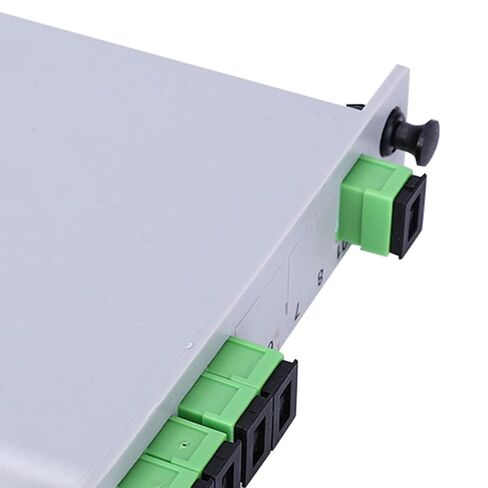 SC PLC Fiber Optic Distributor,1x4 Blade Optical Splitter,SC Single Mode PLC Optic Fiber Splitter Module,for Home Cabling, Construction Projects in Saudi Arabia