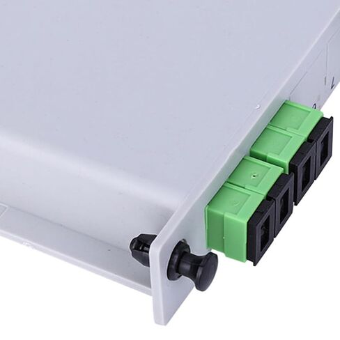 SC PLC Fiber Optic Distributor,1x4 Blade Optical Splitter,SC Single Mode PLC Optic Fiber Splitter Module,for Home Cabling, Construction Projects in Saudi Arabia