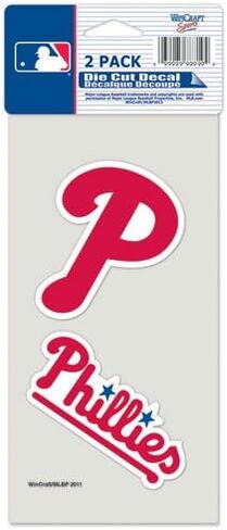 Philadelphia Phillies Die Cut Decal Sticker Set in Saudi Arabia