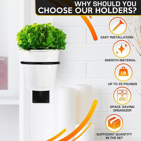 9 قطع حامل خوذة للتثبيت على الحائط - حامل قبعة رعاة البقر موثوق به للجدار مصنوع من معدن قوي، تركيب سهل وثابت، تخزين مريح للخوذات والقبعات لتنظيم المدخل - أقصى حمل يصل إلى 35 رطلاً in Kuwait