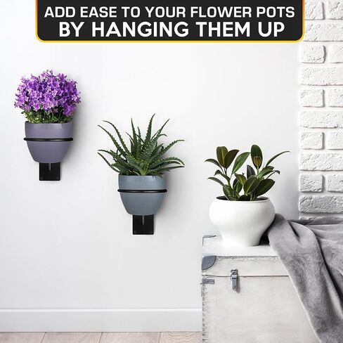 9 قطع حامل خوذة للتثبيت على الحائط - حامل قبعة رعاة البقر موثوق به للجدار مصنوع من معدن قوي، تركيب سهل وثابت، تخزين مريح للخوذات والقبعات لتنظيم المدخل - أقصى حمل يصل إلى 35 رطلاً in Kuwait