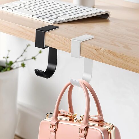 Ymapinc Purse Hook for Table，2PCS Heavy Duty Purse Bag Holder Alloy Materials Purses Holder Desk Hook for Bag,Keys,Headphone and Umbrella in Saudi Arabia