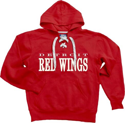 Blue 84 NHL unisex-adult Nhl Officially Licensed Lace Up Hockey Hooded Sweatshirt Logo in Saudi Arabia