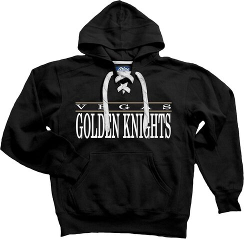 Blue 84 NHL unisex-adult Nhl Officially Licensed Lace Up Hockey Hooded Sweatshirt Logo in Saudi Arabia
