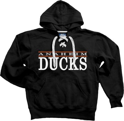Blue 84 NHL unisex-adult Nhl Officially Licensed Lace Up Hockey Hooded Sweatshirt Logo in Saudi Arabia