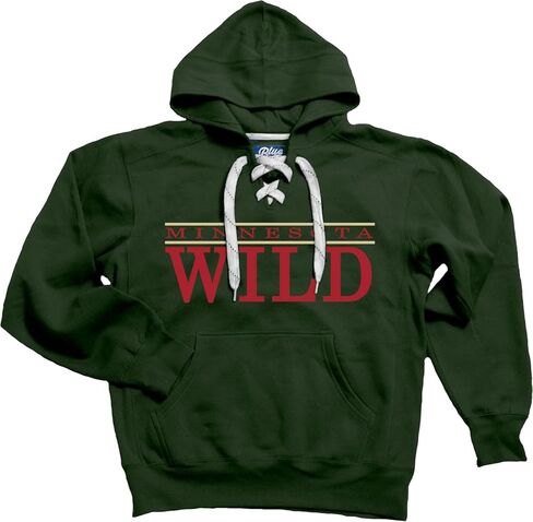 Blue 84 NHL unisex-adult Nhl Officially Licensed Lace Up Hockey Hooded Sweatshirt Logo in Saudi Arabia