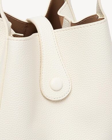 NEWBELLA Women's Bucket Bag - Square Top Handle Satchel with Crossbody Strap, Shoulder Bag for Work & Daily Commute in Saudi Arabia