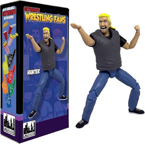 Ultimate Wrestling Crowd Fan Figures: Hunter in Saudi Arabia